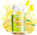 Gummies de citrato de potasio, Gummies de magnesio de potasio, Suplemento de Potasio de 600 mg para cáñamo de la pierna, Gummies de glucocinato de magnesio, No Sugar