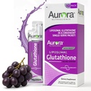 Aurora Nutrascience Mega-Liposomal Glutathione líquido, Immune & Antioxidant Gut Health Support Suplemento, 750 mg por Serving, Non-GMO, Sugar-Free, 10 Single Serve Packets