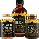 Maju Superfoods Black Seed Oil 3-in-1 Bundle, Gummies, Capsules, " Liquid