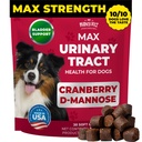 Mighty Petz MAX Cranberry for Dog UTI Treatment - MAX Strength Cranberry Suplemento para perros + D-Mannose. Control de vejiga para perros. Urinary Tract Care " Kidney Support Chews