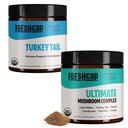FreshCap Mushrooms Immunity Bundle (Turkey Tail Powder y Ultimate Mushroom Complex Powder)