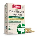 Jarrow Formulas Ideal Bowel Support - 10 billón CFU Por Serving - Bowel Support - Reduce el disfunción de Bloating, Gas < Intestinal - Hasta 30 Servings (Veggie Caps)