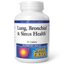 Factores naturales Pulmón, Bronchial " Sinus Health Supplement - Supports Lung " Sinus Health - Supports Healthy Lung Tissue " Mucus Consistency - 90 Tablets (90 Servings)