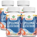 2400MG Liposomal Glutathione, con Vitamina C, Leche Thistle & Alpha-Lipoic Acid, Master Antioxidants, Pure Reduced L-Glutathione - Immune System, Cell Repair, Energy, High Absorption, 240 Softgels