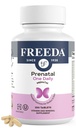 FREEDA Prenatal Vitamina - Kosher Prenatals - Vitaminas Prenatales con Hierro, Ácido Fólico Prenatal, Choline, Vitamina D - One Daily Pre Natal Multivitamin Support for Pregnant " Lactating Women (250)
