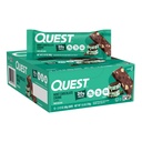 Quest Nutrition Mint Chocolate Chunk Protein Bares, 20g Protein, 1g Sugar, 4g Net Carb, Gluten Free, Keto Friendly, 12 Conde
