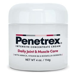 Penetrex Joint & Muscle Care - Soothing Massage Cream - Premium Whole Body Rub with Arnica, Vitamin B6 MSM & Boswellia - Non-Greasy 4oz Cream