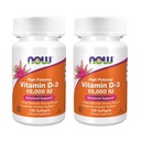 AHORA Alimentos High Potency Vitamin D-3, 10,000 UI, 120 Softgels, 2 Pack