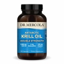 Dr. Mercola Antártico Krill Oil Double Strength - 2,000 mg - Omega-3 Suplemento con EPA & DHA - Apoya Cerebro, Corazón, Salud Conjunta e Inmunitaria - GMO-Free &amp; Gluten-Free - 90 cápsulas (30 servidos)