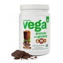 Vega Protein y Verdes Protein Powder, Chocolate - 20g Planta de Protein Plus Veggies, Vegan, No GMO, Pea Protein para Mujeres y Hombres, 1.2 libras (Packaging May Vary)