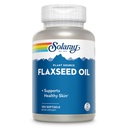 SOLARAY Flaxseed Oil 3000 mg with Omega 3 6 9, Flax Seed Softgels for Skin Health, Triple Omega Suplemento, Non-GMO, Gluten Free, Lab Verified - 60-Day Guarantee - 33 Servings, 100 Softgels