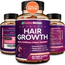 Crecimiento del cabello Vitaminas para las mujeres   Biotin 10,000mcg, Collagen, Patented OptiMSM®, goMCT®, Saw Palmetto ← Naturalmente Regrow Stronger & Healthier Hair, Skin and Nails ← Stops Hair Pérdida de 60 días