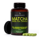 Orgánica Matcha Green Tea Capsules - Energía Natural Boost - Caffeine Gradual Limpio - Japonés Pills de té verde Matcha - 100% Natural Antioxidante - Calming and Relaxing - 120 cápsulas diarias - 2,000/mg