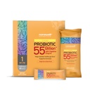 NANOWELL 12 Strains Probiotic 55 Billion CFU con Enzymes Digestivos Polvo - Apoyo Inmunitario, Salud Gut, Probióticos, Prebióticos & Postbióticos - 60 Sticks, 60 Day Supply