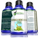 Productos naturales de mejor calidad Turbo Arnica 200C - Pellets Arnica integrales para recuperación de músculos, alivio de la tensión y soporte de bienestar holístico, 350 Pellets