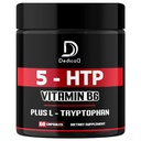 5 HTP Suplemento 1010mg - 60 cápsulas - 3in1 Combinado con Vitamina B6, L-Tryptophan - Mood cómodo, Salud del cerebro, Manejo del cuerpo &amp; Apoyo del sistema inmunitario