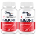 Suplemento de Apoyo Liposomal Immune para Adultos, Complejo con L-Lysine 1,500mg, Vitaminas, Minerales &amp; Extractos Herbales, Integral Daily Wellness Blend for Men &amp; Women - 240 Capsules