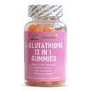 L-Glutathione 13 en 1 Gummies, 1200mg, Reducir las arrugas " Anti-Aging, 60 Conde