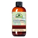 Organa Pura Cristalina Suplemento de Oro Líquido - 30 PPM - Colloidal Minerales 8 Ounce