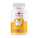 Omega 3 Aceite de pescado para perros - 120 Tablas Chewable - con Omega 3, 6, y 9, Vitamina E para la cama de perros, picazón, piel seca, soporte cardíaco conjunto