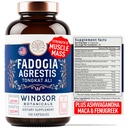 Fadogia Agrestis y Tongkat Ali Suplemento - Fadogia Agrestis 600mg, 500mg Longjack Tongkat Ali para Hombres, Maca Root, Fenugreek, Ashwagandha, Saw Palmetto to Support Energy, Stamina, Vitality - 120Caps