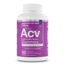 Elementos esenciales Manzana Vinagre Gummies de la Madre - AV Vegan naturalmente con ácido fólico y vitamina B6 &amp; B12 60 Conde