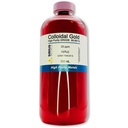 True Colloidal Gold – 25 ppm - 99.99+% Purity - 500 mL (16.9 Fl Oz) en Clear BPA-Free Plastic Bottle - Made in USA