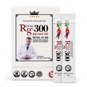Premium RG3 300 Coreano Red Ginseng Powder - Ginsenosides mejorados (50mg Rg3/Sachet), Made in Korea, 10 Sachets