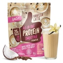 FlavCity Grass Fed Whey Protein Powder - Latte de vainilla - 25g Proteína, 10g Collagen &amp; 60mg de la cafeína - Hecho con verdadero grano de vainilla &amp; coco orgánico - Gluten Gratis &amp; No Añadido Sugars (20 Servings)