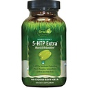 Irwin Naturals Double Potency 5-HTP Extra - 60 Líquidos Soft-Gels - para la relajación " producción de serotonina - 30 Servimientos