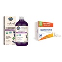 Jardín de vida Orgánicas de arandelas de base vegetal Syrup 6.59 fl oz (195 Ml) " Boiron Oscillococcinum para el alivio de los síntomas de la gripe como los dolores corporales