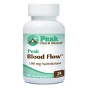 Peak Pure " Natural Peak Blood Flow - Nattokinase Supplement - Healthy Blood Circulation Supplements for Adults TEN 100mg - 30 Capsules