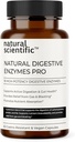 Enzimas digestivas Pro - 18 Enzimas naturales para la digestión de Papaya, Piña &amp; Más - con Probióticos y Prebióticos - Planta-Basado - 60 cápsulas - Suplemento dietético Premium