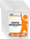 BulkSupplements.com Polvo de Monohidratos de Creatina - Suplemento de Creatina, Cretina Micronizada, Polvo Creativo - Sin sabor, 5g (5000 mg) por Servings, 5kg (11 libras) (Pack of 5)