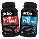 DR. BO Kidney Cleanse & Lung Support Pills - Fórmulas Herbal Premium para apoyar el riñón " Lung Health