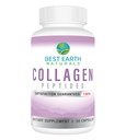 Mejores Naturales de la Tierra Collagen Hidrolyzed Tipo I " III - Colagen Peptides Suplemento para Mujeres y Hombres para apoyar el cabello, la piel, las uñas, " Joints 30 Day Supply (30 Capsules)