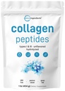 Micro Ingredientes Bovine Collagen Peptides Powder, 1lb tención Tipo I & III + Natural Protein ← Grass-Fed Bovine Source ← Inflavored  Apoya la piel, la salud conjunta de los huesos Silencioso, No GMO