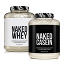 NAKED Grass Fed Protein Bundle: 5LB Unflavored Whey y 5LB Unflavored Casein