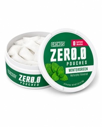 GRINDS ZERØ.Ø Wintergreen Pouches | Nicotine-Free, Caffeine-Free, Sugar-Free, 0 Calories |10 Pack | 18 Pouches Per Can