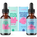JoySpring Glutathione Liquid and Genius Drops Smartberry Vanilla para niños