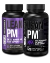Jacked Factory Lean PM &amp; Lean PM Max Night Time Fat Burner, Sleep Aid Supplement, " Appetite Suppressant for Men and Women (180 Capsules)