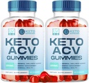 (2 Pack) Keto Genesis Keto ACV Gummies Advanced Weight Loss, Genesis Keto, Ketogenesis Keto+ACV Gummies, Keto Genesis, Keto Genesis Gummies, Ketogenesis Keto Plus ACV Gummy Suplemento 1050mg, 2 meses