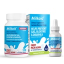Lactasa láctea gotas de enzima para Alivio de la Intolerancia de lactosa tóxica Previene Gas, Rubio " Diarrea peru Dairy Digestive Supplement ← 0.5 Fl Oz &amp; 120 Raspberry Flavored Tablets