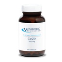 Mantenimiento metabólico CoQ10 cápsulas - 200 mg Coenzima Q10 con vitamina C - Antioxidante, inmunológico, energía + soporte cardiovascular (60 cápsulas)