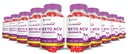 (10 Pack) Fast Active Keto ACV Gummies Advanced Formula 1000MG Fastactive Keto Gummies Apple Cider Vinegar Formulated with Pomegranate Beet Juice Powder B12 Vegan Non GMO 600 Gummys