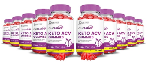 (10 Pack) Fast Active Keto ACV Gummies Advanced Formula 1000MG Fastactive Keto Gummies Apple Cider Vinegar Formulated with Pomegranate Beet Juice Powder B12 Vegan Non GMO 600 Gummys