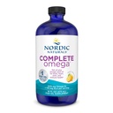 Naturales nórdicos completa Omega, sabor limón - 16 oz - 1270 mg Omega-3 - EPA & DHA con GLA añadido - Esquí saludable, Cognición, Mood positivo - No GMO - 96 Servimientos