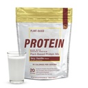 Elementos esenciales Pea Protein Powder - Very Vanilla ← Low-carb Plant-Based Vegan Blend - Keto-Friendly and Gluten-Free ← 20 Servings, 18oz