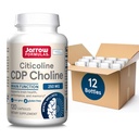 Jarrow Formulas Citicoline CDP Choline 250 MG, CDP Choline Supplement Supports Brain Health, Performance and Memory, 120 Capsules, Hasta 120 Day Supply, Pack of 12