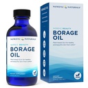 Nordic Naturals Nordic Beauty Borage Oil, Unflavored - 4 Ounces - Borage Seed Oil, Unique Omega-6 para la piel sana e hidratada, 480 Milligrams of GLA - Non-GMO - Vegan, 48 Servings